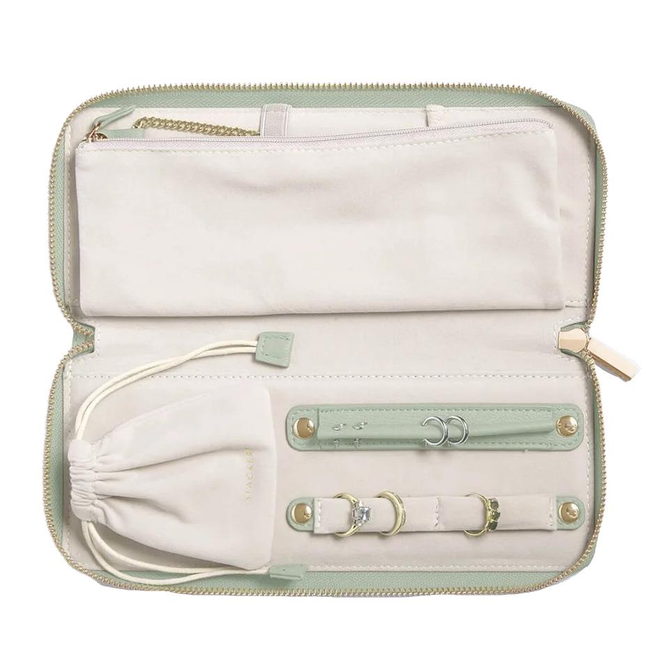 Stackers Jewellery Wallet Sage Green